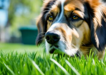 dlaczego pies je trawę